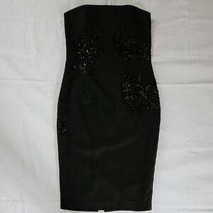Elegant Black Strapless Dress